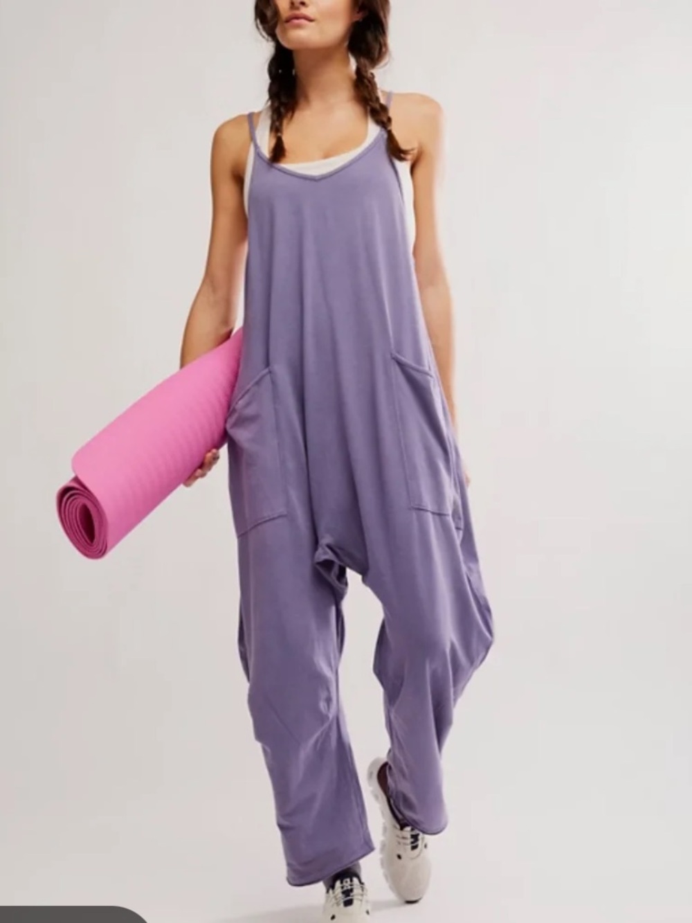 Free People Movement womans Hot shot lavender  Jumpsuit size XS
